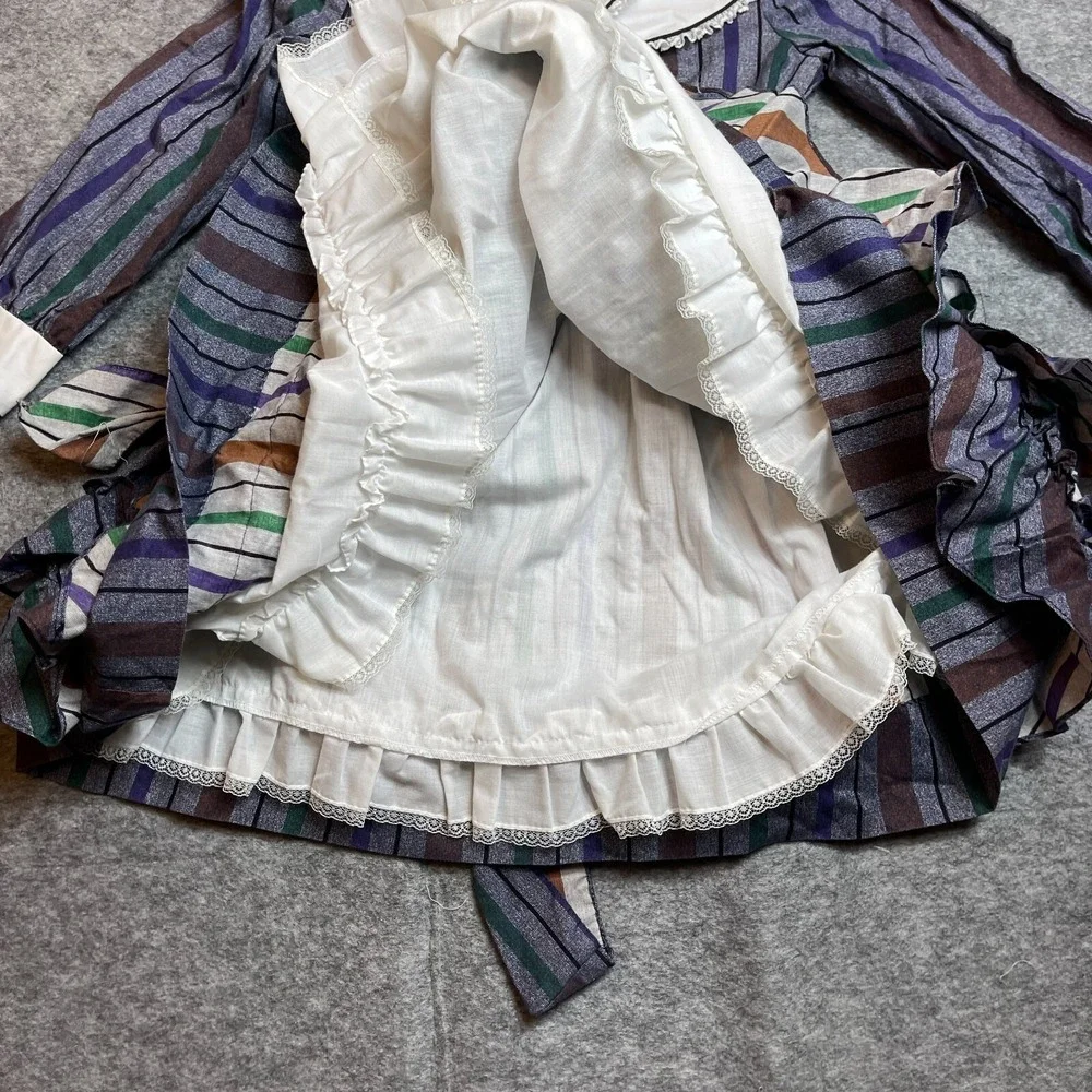 VTG Sweet N Sassy Dress Girls‎ Size 10 Long Sleeve Ruffled Full Circle Costume